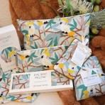 Cosmetic Bag | White Cockatoos | Cotton | Large